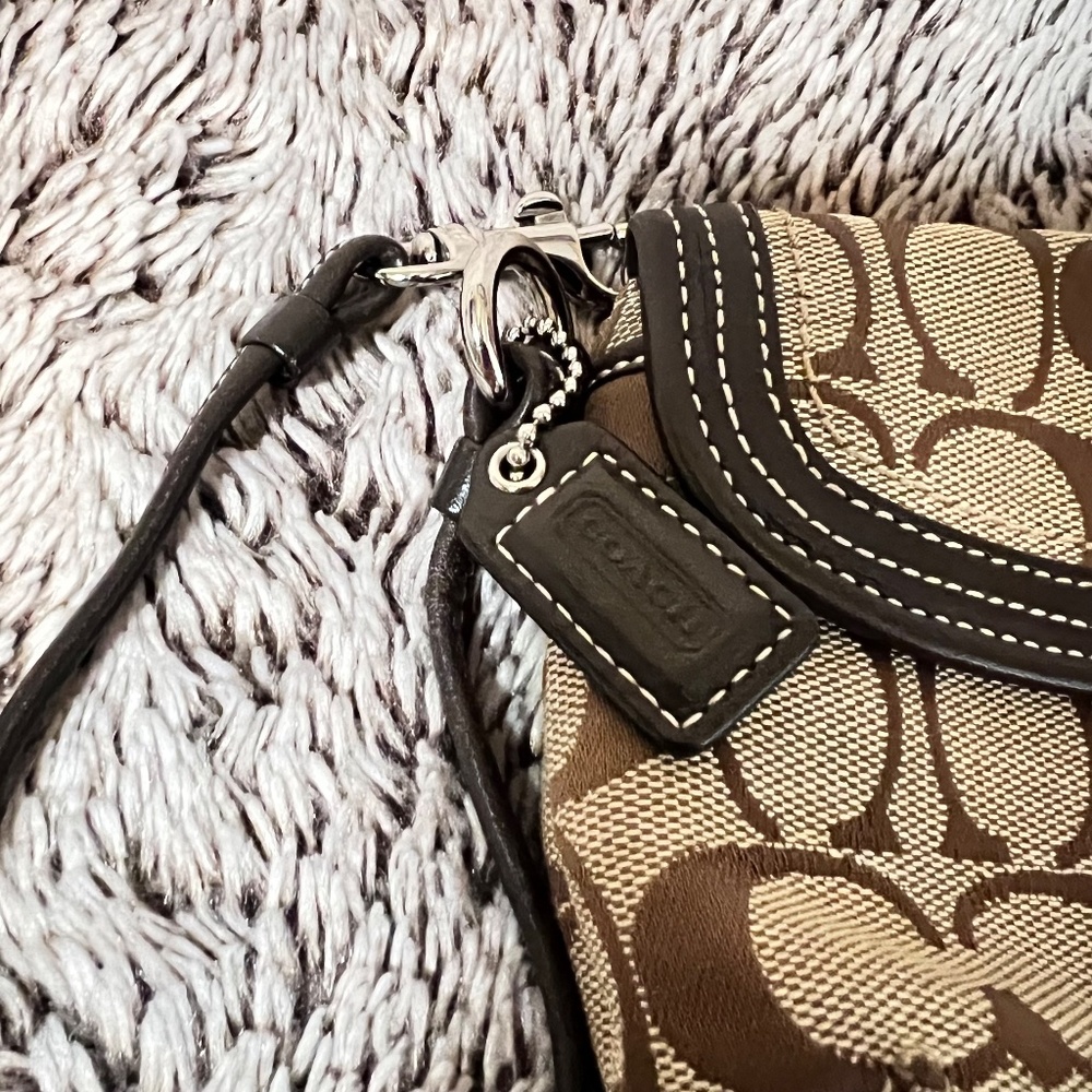 Coach Canvas Wristlet - Picture 3 of 11